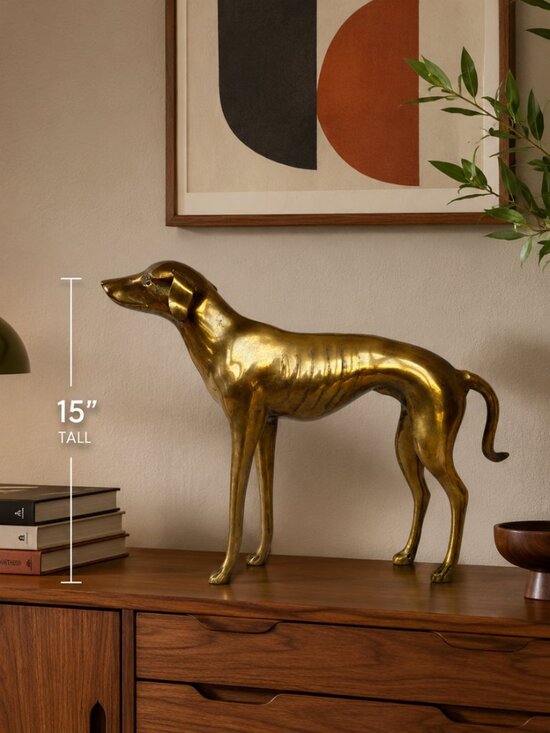 Other - Vintage Brass Whippet/Greyhound Statuette